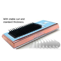 MASSCAKU Wholesale Price Eyelash Extensions for Salon Soft Thin Tip Length 7-20mm Eyelash Lash Supplies