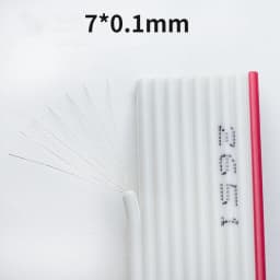 1Meter 1.0mm Pitch Grey Flat Ribbon Cable For IDC 2.0MM FC Connector 10P/12P/14P/16P/20P/34P/40P 28AWG Wire