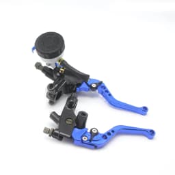 Alconstar-7/8" 22mm Motorcycle Brake Universal CNC Clutch Levers Master Cylinder Reservoir Set For Honda Suzuki Kawasaki Yamaha