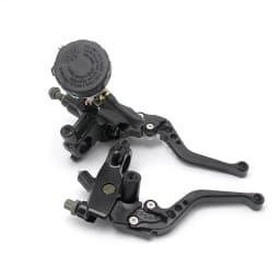 Alconstar-7/8" 22mm Motorcycle Brake Universal CNC Clutch Levers Master Cylinder Reservoir Set For Honda Suzuki Kawasaki Yamaha