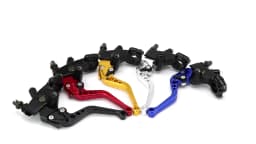 Alconstar-7/8" 22mm Motorcycle Brake Universal CNC Clutch Levers Master Cylinder Reservoir Set For Honda Suzuki Kawasaki Yamaha