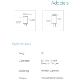 OE Audio CIEM 2Pin 0.78mm to MMCX/MMCX to 2Pin 0.78mm Mini Earphone Plug Cable Adapter Earphone Accessories