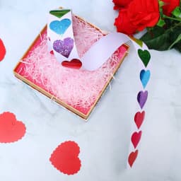 50-500pcs Red Heart Shape Labels Valentine's Day Paper Packaging Sticker Candy Dragee Bag Gift Box Packing Bag Wedding