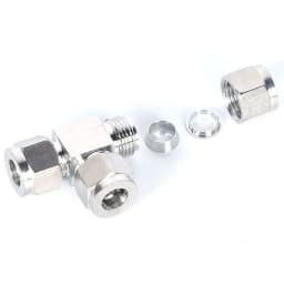 Fit Tube O/D 3-25mm 1/8" 1/4" 3/8" 1/2" 304 Stainless Equal Straight Ferrule Pneumatic Air Compression Fitting