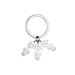 Boy Girl Couple Mother Kid Gift Personalized Keychain Custom Name Key Chain for Women Men Family Mom Dad Stainless Steel Jewelry
