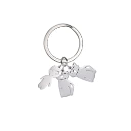 Boy Girl Couple Mother Kid Gift Personalized Keychain Custom Name Key Chain for Women Men Family Mom Dad Stainless Steel Jewelry
