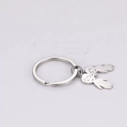 Boy Girl Couple Mother Kid Gift Personalized Keychain Custom Name Key Chain for Women Men Family Mom Dad Stainless Steel Jewelry