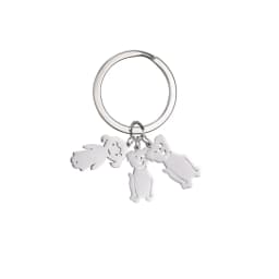 Boy Girl Couple Mother Kid Gift Personalized Keychain Custom Name Key Chain for Women Men Family Mom Dad Stainless Steel Jewelry