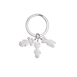 Boy Girl Couple Mother Kid Gift Personalized Keychain Custom Name Key Chain for Women Men Family Mom Dad Stainless Steel Jewelry