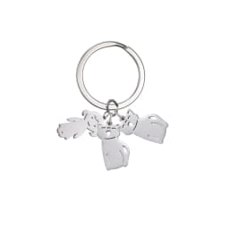 Boy Girl Couple Mother Kid Gift Personalized Keychain Custom Name Key Chain for Women Men Family Mom Dad Stainless Steel Jewelry