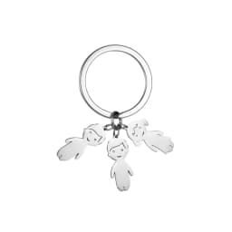 Boy Girl Couple Mother Kid Gift Personalized Keychain Custom Name Key Chain for Women Men Family Mom Dad Stainless Steel Jewelry