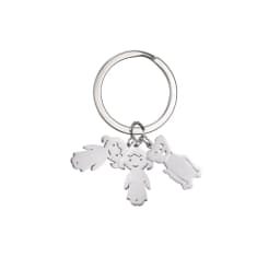 Boy Girl Couple Mother Kid Gift Personalized Keychain Custom Name Key Chain for Women Men Family Mom Dad Stainless Steel Jewelry