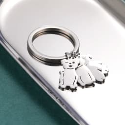 Boy Girl Couple Mother Kid Gift Personalized Keychain Custom Name Key Chain for Women Men Family Mom Dad Stainless Steel Jewelry