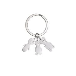Boy Girl Couple Mother Kid Gift Personalized Keychain Custom Name Key Chain for Women Men Family Mom Dad Stainless Steel Jewelry