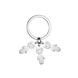 Boy Girl Couple Mother Kid Gift Personalized Keychain Custom Name Key Chain for Women Men Family Mom Dad Stainless Steel Jewelry