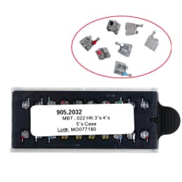 Orthodontic Brackets 1 Pack Metal Mini Roth Slot 022 345 3 Hooks Dental Braces For Teeth MBT 018 Dentist Materials Dentistry
