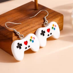 Funny Game Console Controller Earrings for Women Mini Cute Handle Dangles Earring Creative Jewelry Gift Game Girl Welfare