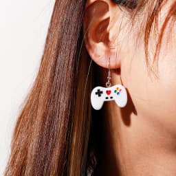 Funny Game Console Controller Earrings for Women Mini Cute Handle Dangles Earring Creative Jewelry Gift Game Girl Welfare