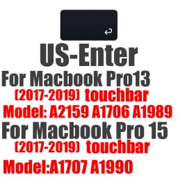 Keyboard Cover for Macbook Air 13 15 Pro 14 16 Touch Bar ID Silicone Protector Skin EU A3113 A3112 A3240 A2337 A3401 M1 M2 M3 M4