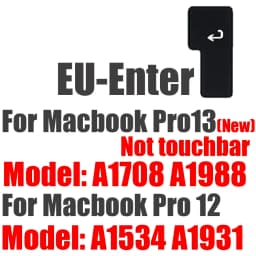 Keyboard Cover for Macbook Air 13 15 Pro 14 16 Touch Bar ID Silicone Protector Skin EU A3113 A3112 A3240 A2337 A3401 M1 M2 M3 M4
