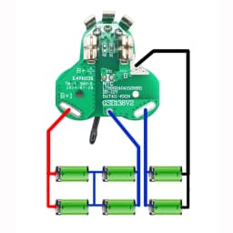 dawupine BAT411 Li-ion Battery Plastic Case PCB charging Protection Board Housing Shell Box For Bosch 10.8V 12V BAT412A BAT413A