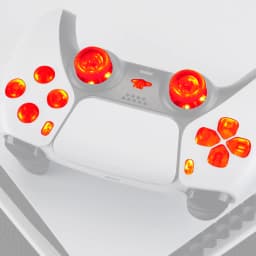 eXtremeRate Multi-Colors Luminated Dpad Thumbstick Share Home Face Buttons, DTF V3 LED Kit for PS5 Controller BDM-010 & BDM-020
