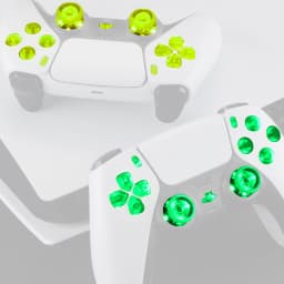 eXtremeRate Multi-Colors Luminated Dpad Thumbstick Share Home Face Buttons, DTF V3 LED Kit for PS5 Controller BDM-010 & BDM-020