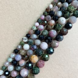 18 Styles Semi-precious Stone Diamond Cuts Faceted AA Quality Purple Amethyst 7" Round Loose Beads 6 8 10 mm