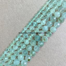 18 Styles Semi-precious Stone Diamond Cuts Faceted AA Quality Purple Amethyst 7" Round Loose Beads 6 8 10 mm