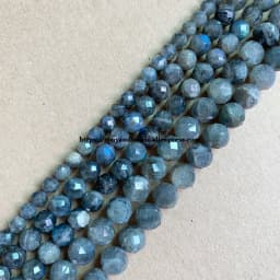 18 Styles Semi-precious Stone Diamond Cuts Faceted AA Quality Purple Amethyst 7" Round Loose Beads 6 8 10 mm