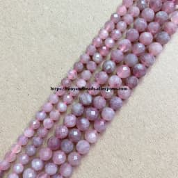 18 Styles Semi-precious Stone Diamond Cuts Faceted AA Quality Purple Amethyst 7" Round Loose Beads 6 8 10 mm
