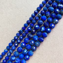 18 Styles Semi-precious Stone Diamond Cuts Faceted AA Quality Purple Amethyst 7" Round Loose Beads 6 8 10 mm