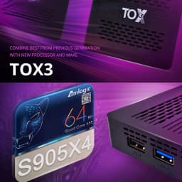 TOX3 Smart TV Box Android 11 4GB 32GB Amlogic S905X4 Wifi 1000M BT 4K Media Player Set Top Box
