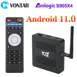 TOX3 Smart TV Box Android 11 4GB 32GB Amlogic S905X4 Wifi 1000M BT 4K Media Player Set Top Box