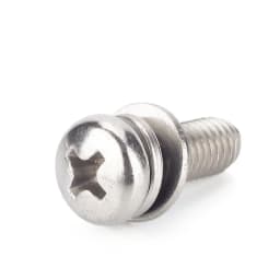 M1.6 M2 M2.5 M3 M4 M5 M6 M8 304 Stainless Steel Cross Round Phillips Pan Head SEM Screw Flat Washer Spring Gasket Assemble Bolt