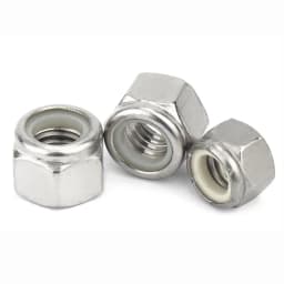 1/25pcs UNC/UNF 2 4 6 810# 1/4 5/16 3/8 7/16 to 3/4-16 304 Stainless Steel Hex Nylon Insert Lock Nut Self-locking Nylock Locknut