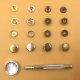 25sets 10/12/15/17/20mm Metal Sewing Snap Fastener Button Press Popper Stud Leather Bag Clothes Jacket Repair Rivet DIY