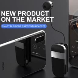 K53 Mini Wireless Fone De Ouvido Bluetooth Headset Call Remind Vibration Clip Business Auriculares Earphone Handsfree Headphone