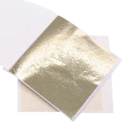 100pcs/10colors Sheet Rose Red Gold Leaf Imitation Sliver Foil Papers DIY Art Crafts Design Packaging Material Food Decor