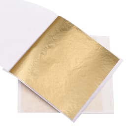 100pcs/10colors Sheet Rose Red Gold Leaf Imitation Sliver Foil Papers DIY Art Crafts Design Packaging Material Food Decor