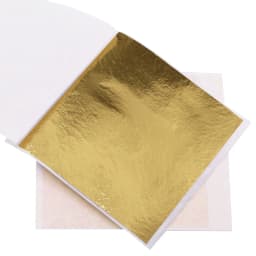 100pcs/10colors Sheet Rose Red Gold Leaf Imitation Sliver Foil Papers DIY Art Crafts Design Packaging Material Food Decor