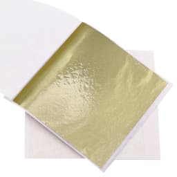 100pcs/10colors Sheet Rose Red Gold Leaf Imitation Sliver Foil Papers DIY Art Crafts Design Packaging Material Food Decor