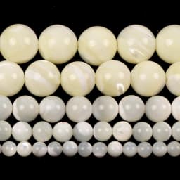 Natural Sea Shell White Horseshoe Snail Loose Spacer Beads For Jewelry Making DIY Bracelet Necklace Handmade 4/6/8/10/12mm
