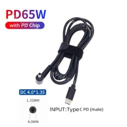 USB C to 4.0*1.35mm Plug Charger Connector USB Type C Laptop Adapter Cable for ASUS Zenbook UX21A UX31A UX32A UX32V Ultrabook
