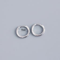 Stainless Steel 1 Pair Minimalist Huggie Hoop Earrings For Women Gold Color Tiny Round Circle 6/8/10mm Punk Unisex Rock Earring