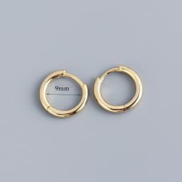 Stainless Steel 1 Pair Minimalist Huggie Hoop Earrings For Women Gold Color Tiny Round Circle 6/8/10mm Punk Unisex Rock Earring