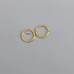 Stainless Steel 1 Pair Minimalist Huggie Hoop Earrings For Women Gold Color Tiny Round Circle 6/8/10mm Punk Unisex Rock Earring