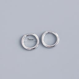 Stainless Steel 1 Pair Minimalist Huggie Hoop Earrings For Women Gold Color Tiny Round Circle 6/8/10mm Punk Unisex Rock Earring