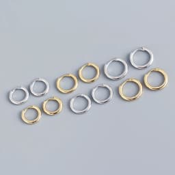 Stainless Steel 1 Pair Minimalist Huggie Hoop Earrings For Women Gold Color Tiny Round Circle 6/8/10mm Punk Unisex Rock Earring