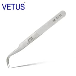 100% Vetus Original ST HRC 38 Series Super Fine Tip Tweezers for Mink Eyelash Plant Anti Acid Anti-magnetic Pinzas